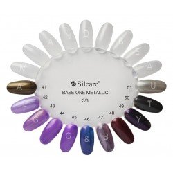 Base One - UV Gel - Metallic - Set med 12 färger - 5 gram - Set med gelér - Multipack -glamandbeauty.se