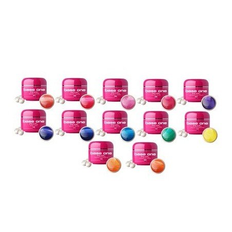Base one - UV Gel - Pearl - 12 pack - 5 gram