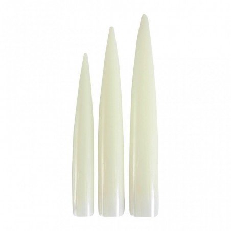 Nail Perfect - Stilette Tips - 12 st - Naturell