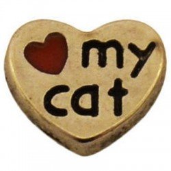 Nagelsmycke / Nageldekoration / Smycke / Berlock - Love my cat - Nagelsmycken -glamandbeauty.se Nagelsmycke / Nageldekoration / Smycke / Berlock - Love my cat - Nagelsmycken -glamandbeauty.se