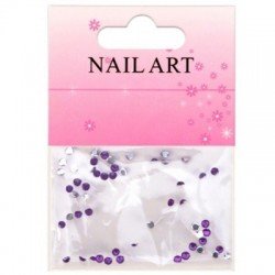 Nageldekorationer - Stenar / Kristaller - Lila - Kristaller / Stenar -glamandbeauty.se