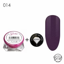 Semilac - UV Gel - Color - Dark Violet Dreams - 014 - 5 ml - Semilac -glamandbeauty.se