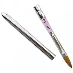 Pensel med naturborst - Akryl - Cat tounge - 2 mm - Akryl -glamandbeauty.se