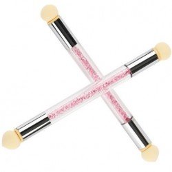 Dubbelsidig applikator för effektpulver med rosa stenar - Applikator -glamandbeauty.se Dubbelsidig applikator för effektpulver med rosa stenar - Applikator -glamandbeauty.se