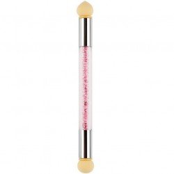 Dubbelsidig applikator för effektpulver med rosa stenar - Applikator -glamandbeauty.se Dubbelsidig applikator för effektpulver med rosa stenar - Applikator -glamandbeauty.se