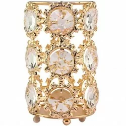 Penselhållare / penselställ - Guld - Vackert dekorerad - Penselställ / Penselstativ -glamandbeauty.se Penselhållare / penselställ - Guld - Vackert dekorerad - Penselställ / Penselstativ -glamandbeauty.se