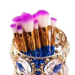 Penselhållare / penselställ - Guld - Vackert dekorerad - Penselställ / Penselstativ -glamandbeauty.se Penselhållare / penselställ - Guld - Vackert dekorerad - Penselställ / Penselstativ -glamandbeauty.se