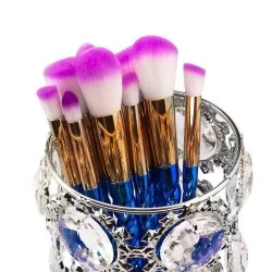 Penselhållare / penselställ - Silver - Vackert dekorerad - Penselställ / Penselstativ -glamandbeauty.se Penselhållare / penselställ - Silver - Vackert dekorerad - Penselställ / Penselstativ -glamandbeauty.se