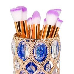 Penselhållare / penselställ - Guld - Vackert dekorerad - Penselställ / Penselstativ -glamandbeauty.se