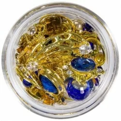 Dekorationer - Mix - Gold - 03 - Sapphire - Mix glitter / dekorationer -glamandbeauty.se Dekorationer - Mix - Gold - 03 - Sapphire - Mix glitter / dekorationer -glamandbeauty.se