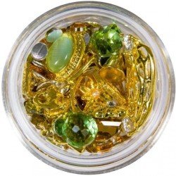 Dekorationer - Mix - Gold - 05 - Chysolite - Mix glitter / dekorationer -glamandbeauty.se Dekorationer - Mix - Gold - 05 - Chysolite - Mix glitter / dekorationer -glamandbeauty.se