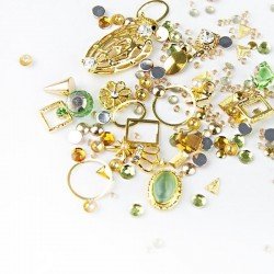 Dekorationer - Mix - Gold - 05 - Chysolite - Mix glitter / dekorationer -glamandbeauty.se Dekorationer - Mix - Gold - 05 - Chysolite - Mix glitter / dekorationer -glamandbeauty.se