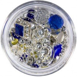 Dekorationer - Mix - Silver - 10 - Saphire - Mix glitter / dekorationer -glamandbeauty.se Dekorationer - Mix - Silver - 10 - Saphire - Mix glitter / dekorationer -glamandbeauty.se