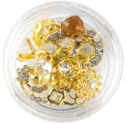 Dekorationer - Smycken Mix - Guld - 01 - Metall- dekorationer -glamandbeauty.se Dekorationer - Smycken Mix - Guld - 01 - Metall- dekorationer -glamandbeauty.se