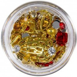 Dekorationer - Mix - Gold - 06 - Hyacinthe - Mix glitter / dekorationer -glamandbeauty.se Dekorationer - Mix - Gold - 06 - Hyacinthe - Mix glitter / dekorationer -glamandbeauty.se