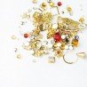 Dekorationer - Mix - Gold - 06 - Hyacinthe -Mix glitter / dekorationer -glamandbeauty.se