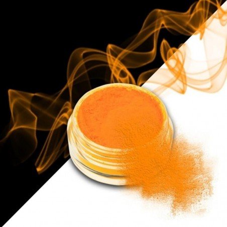 Effekt pulver - Smoke - Neon - Ljus orange - 04