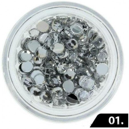 Zirkon stenar (Glas) - 3 mm - 200 st - 01