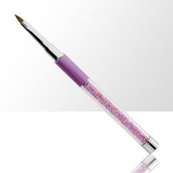 Akryl pensel med stenar - Storlek: 2 - Lila - Akryl -glamandbeauty.se Akryl pensel med stenar - Storlek: 2 - Lila - Akryl -glamandbeauty.se