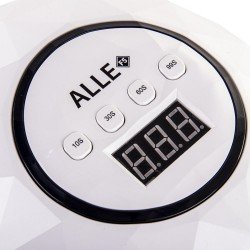 UV/LED 72W - Nagellampa - Diamond - F5 - Vit - UV/LED Lampor -glamandbeauty.se