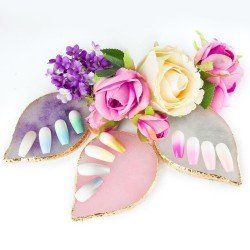 Penselställ / blandningsyta / display - Löv - Rosa - Displayer / Övningsmaterial -glamandbeauty.se Penselställ / blandningsyta / display - Löv - Rosa - Displayer / Övningsmaterial -glamandbeauty.se