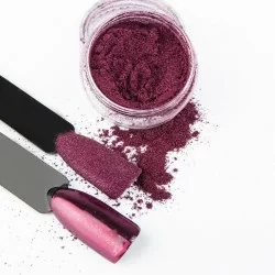 Effect Powder - Chrome / Glass - Deep pink - Chrome Pigment -glamandbeauty.se