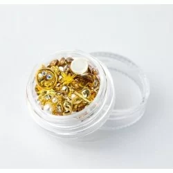 Dekorationer - One colour mix - 03 - Mix glitter / dekorationer -glamandbeauty.se