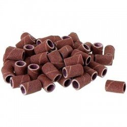 Slipringar med sandpapper för nagelslip - 180 Grit - 25st - Sandpappershylsor -glamandbeauty.se