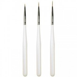 3-pack - Nageldekorations penslar - Set -glamandbeauty.se 3-pack - Nageldekorations penslar - Set -glamandbeauty.se