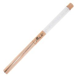 Silikon pensel med kork - Guld och zirkoner - 002 - Silikon -glamandbeauty.se