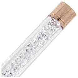 Silikon pensel med kork - Guld och zirkoner - 002 - Silikon -glamandbeauty.se