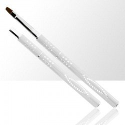 Gelé pensel med kork - Storlek: 6 - Vit - Storlek: 6 -glamandbeauty.se