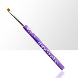 Gelé pensel med kork - Storlek 4 - Lila - Storlek: 4 -glamandbeauty.se
