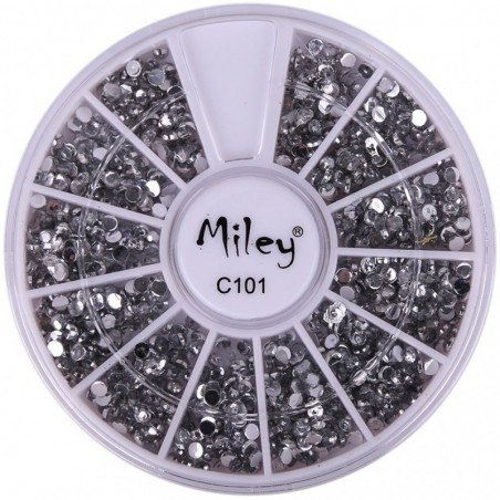 Rundel - Miley - C101 - Nageldekorationer - Ca: 600 st