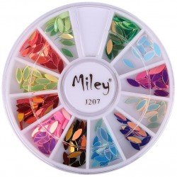 Rundel - Miley - J207 - Nageldekorationer - Ca: 150 st - Rundlar -glamandbeauty.se