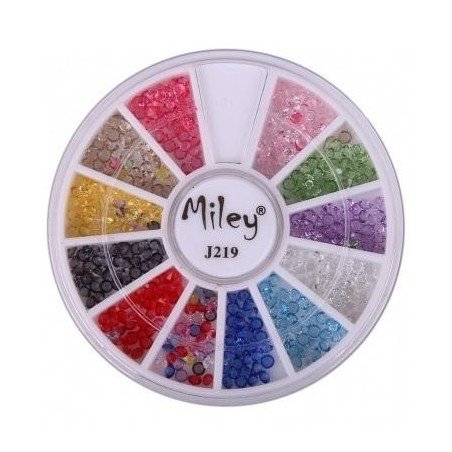 Rundel - Miley - J219 - Nageldekorationer - Ca: 500 st