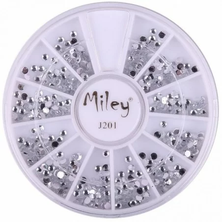 Rundel - Miley - J201 - Nageldekorationer - Ca: 600 st