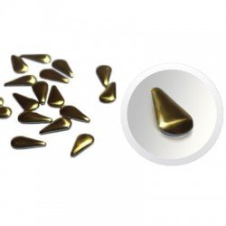 Nageldekorationer / dekoration - Droppe - Guld - 3 - Metall- dekorationer -glamandbeauty.se Nageldekorationer / dekoration - Droppe - Guld - 3 - Metall- dekorationer -glamandbeauty.se