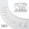 Silcare - Nageltippar - Exellent - 3D Tippar - 100 st -Design tippar - 3D / Stiletto - mfl -glamandbeauty.se