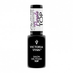 Top coat - Shimmer Purple No Wipe - 8 ml - Victoria Vynn - Top / Bas / Remover -glamandbeauty.se