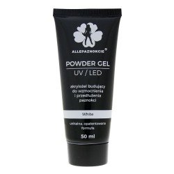 Akrylgel - Powder gel - White 50 ml - Allepaznokcie - Akrylgel - Allepaznokcie -glamandbeauty.se