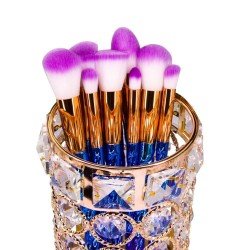 Penselhållare / penselställ - Guld - Vackert dekorerad - Penselställ / Penselstativ -glamandbeauty.se