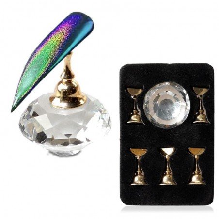 Tipp display - Magnetisk - Kristall kula / Guld 4