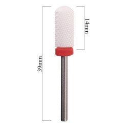 Keramisk slip bits - Vit / Röd - Cylinder boll - F 3/32 - Bits -glamandbeauty.se Keramisk slip bits - Vit / Röd - Cylinder boll - F 3/32 - Bits -glamandbeauty.se