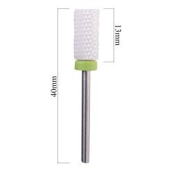Keramisk slip bits - Vit / Grön - Stor Cylinder - C 3/32 - Bits -glamandbeauty.se Keramisk slip bits - Vit / Grön - Stor Cylinder - C 3/32 - Bits -glamandbeauty.se