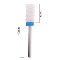 Keramisk slip bits - Vit / Blå - Stor Cylinder - M 3/32 - Bits -glamandbeauty.se Keramisk slip bits - Vit / Blå - Stor Cylinder - M 3/32 - Bits -glamandbeauty.se