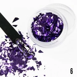 Nageldekorationer - Broken Mirror - 06 - Flakes - Glitter -glamandbeauty.se