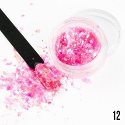 Nageldekorationer - Broken Mirror - 12 - Flakes - Glitter -glamandbeauty.se