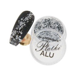 Nageldekorationer - Metall / Alu flingor - 01 - Metall- dekorationer -glamandbeauty.se