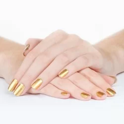 Effektpulver - Chrome Effect - Guld - 01 - Chrome Pigment -glamandbeauty.se